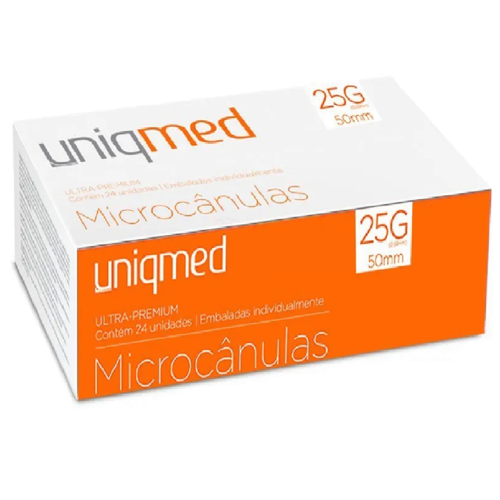 Microcânula 50mm 25G