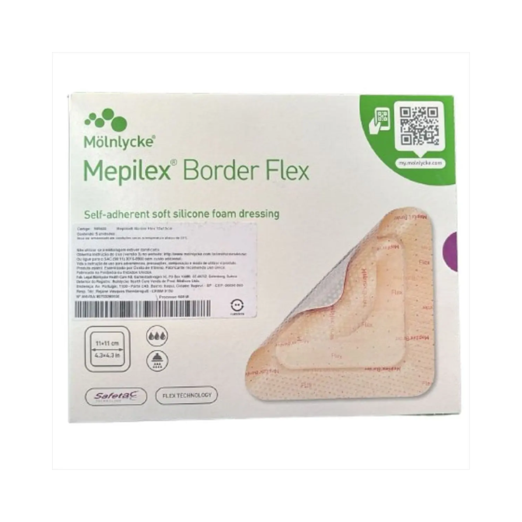 Curativo de Espuma Mepilex Border Flex 10 x 10 cm Mölnlycke