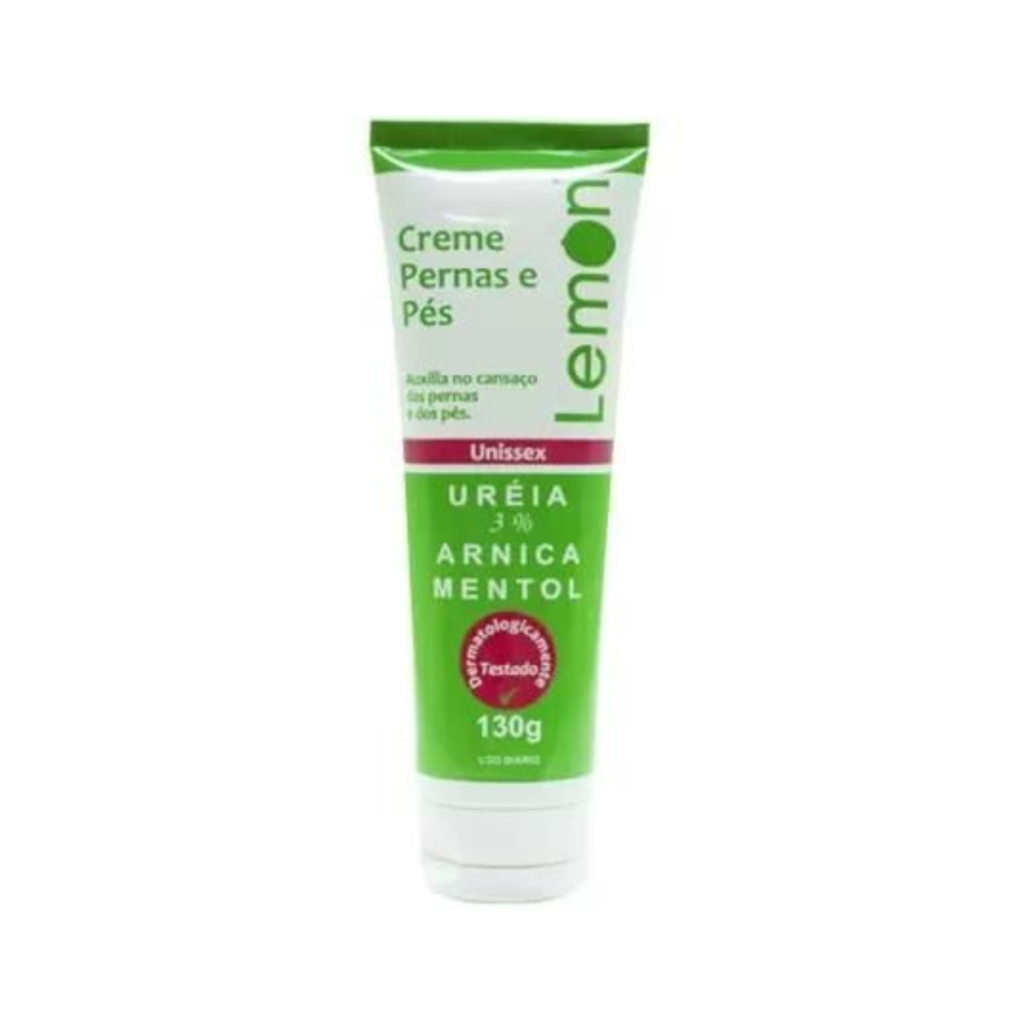 Creme Arnica Mentol para Pernas e Pés 130g - Lemon