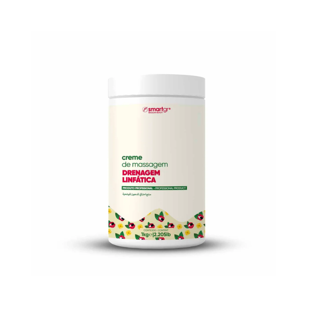Creme de Massagem Drenagem Linfática Smart GR 1kg