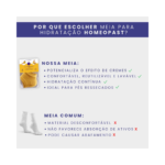Meia para Hidratação de Calcanhar e Cotovelo (1 Par) – Homeo Feet