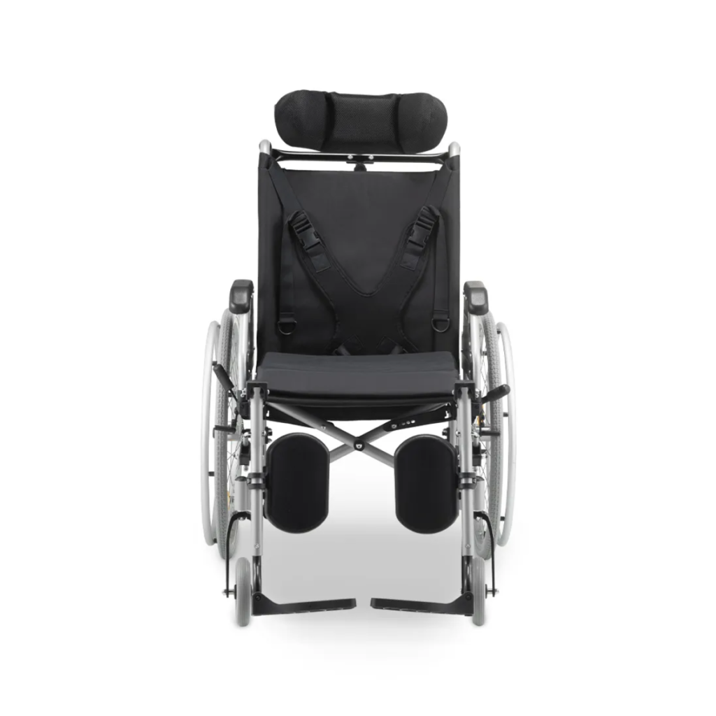 Cadeira de Rodas Tetra D700 Dellamed – Conforto Reclinável e Robustez até 130 kg