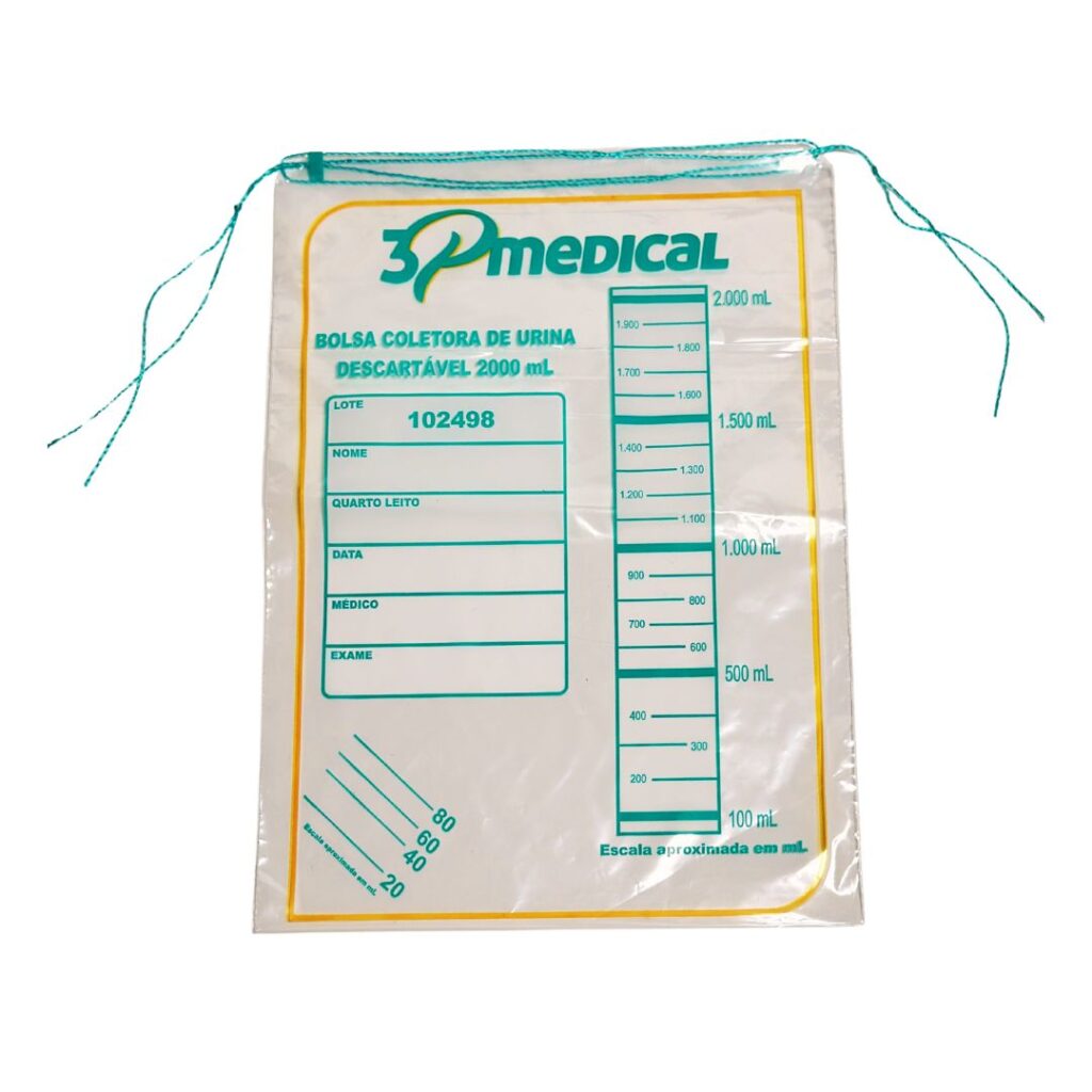 Coletor de Urina Adulto 2000ml (Sistema Aberto) – Medical