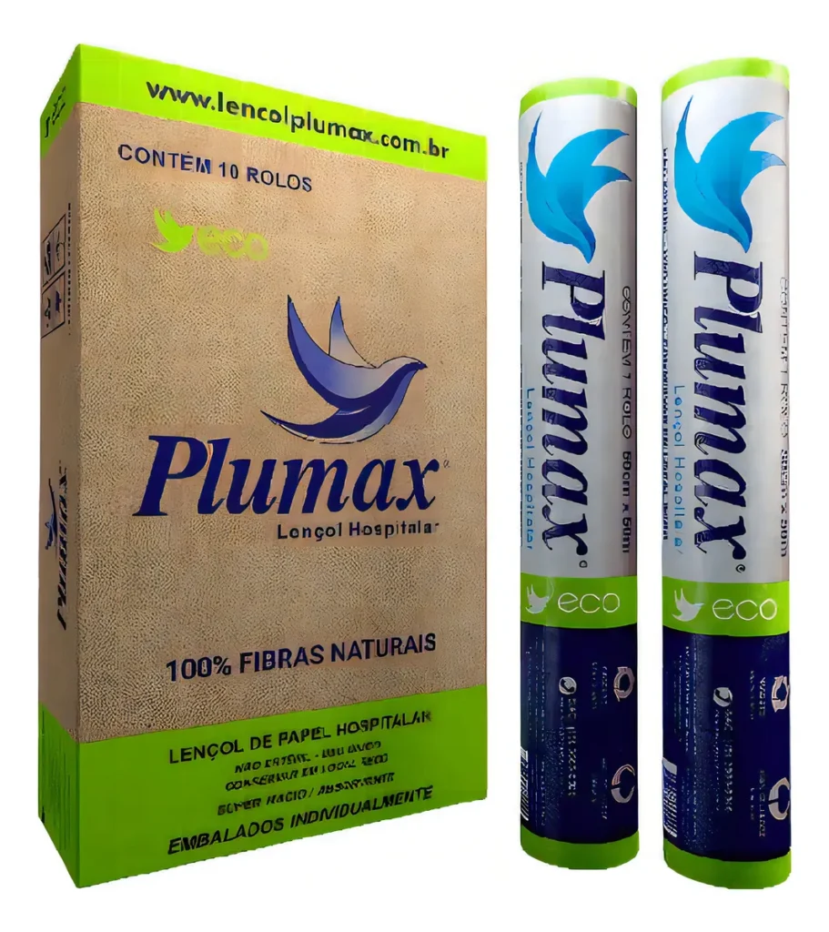 Papel Lençol Plumax Eco Caixa Com 10 unidades
