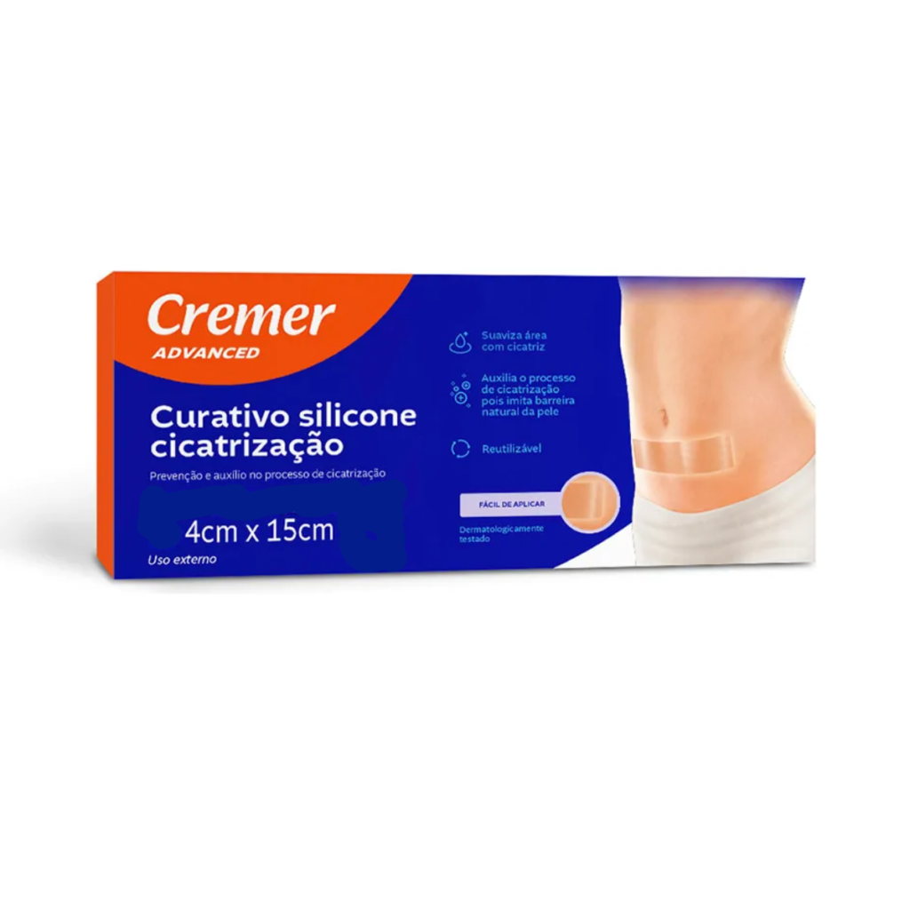 Curativo de Silicone para Cicatrizes contém 1 Unidade - Cremer