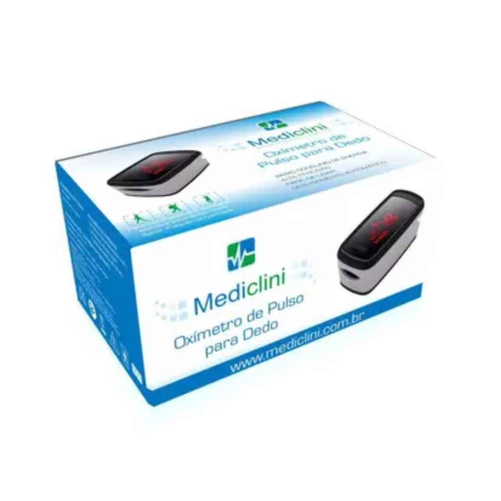 Oxímetro de Dedo Mediclini FS10C – Uso Adulto e Infantil