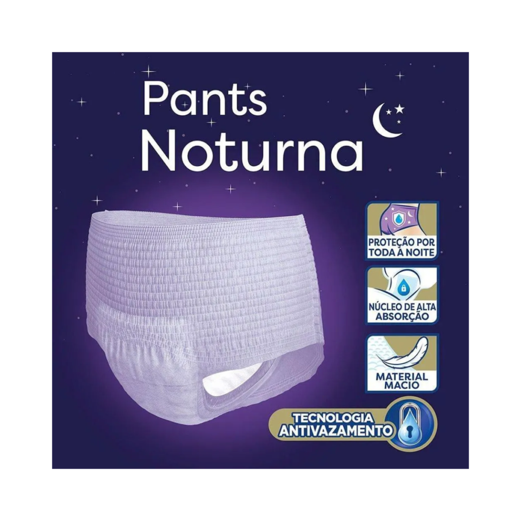 Roupa Íntima Tena Pants Noturna – Proteção Máxima para o Sono