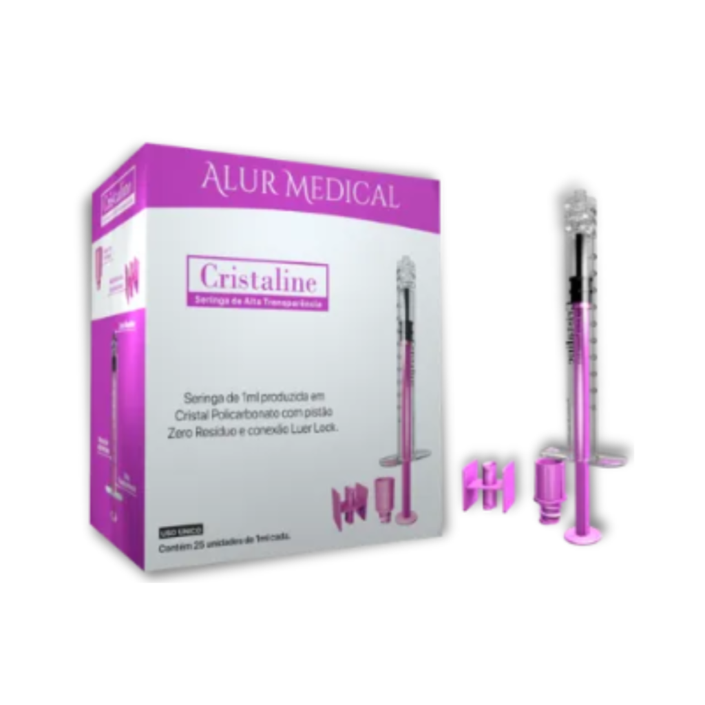 Seringa 1ml Zero Resíduo - Cristaline