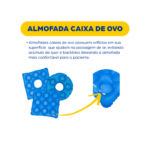 Almofada Ortopédica Gel Quadrada com Orifício - AquaSonus