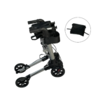 Andador Premium 4 Rodas Hidrolight SC303 Dobrável com Freios e Bolsa