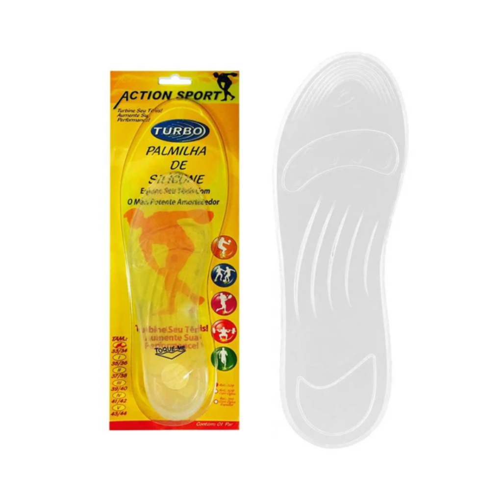 Palmilha De Silicone Action Sport