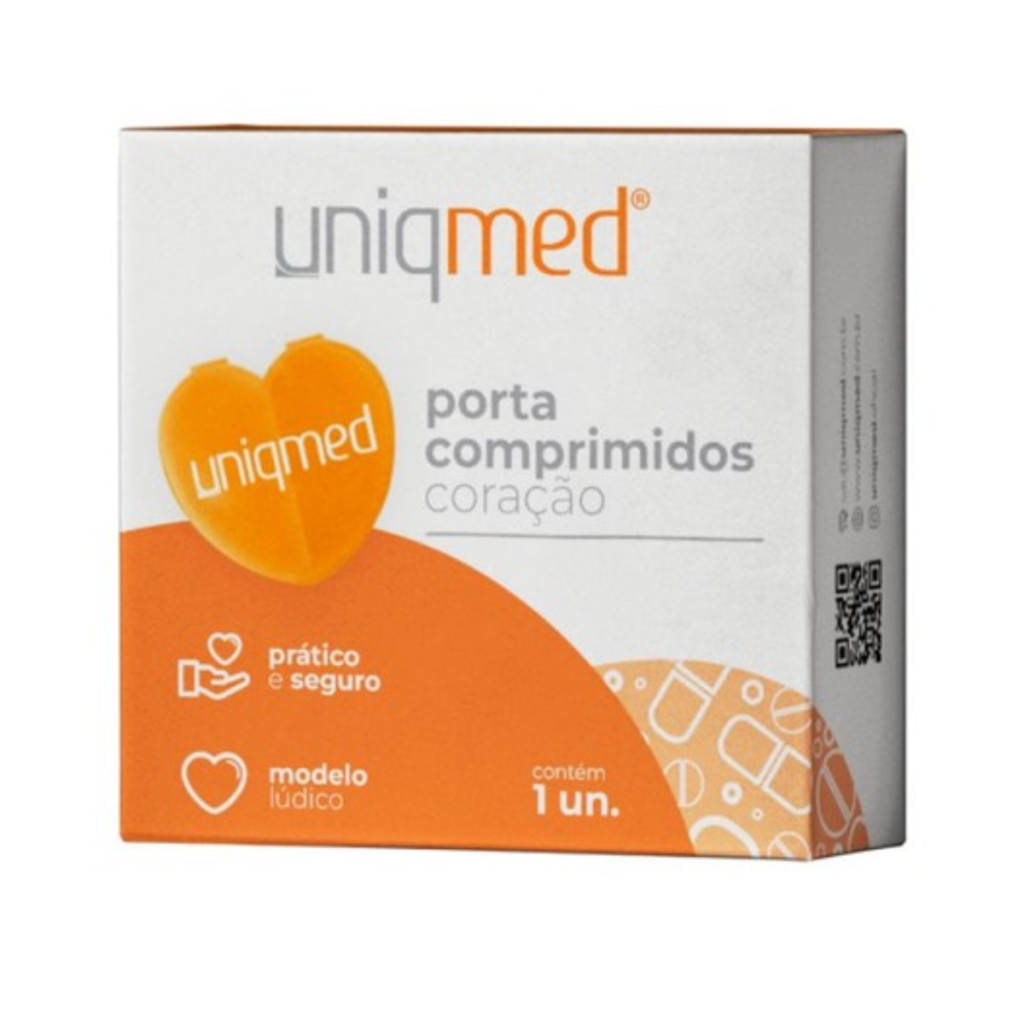 Porta Comprimidos Coração Uniqmed