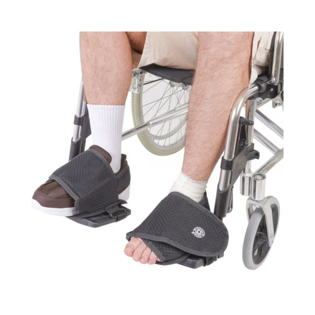 Protetor Para Segurança E Fixação De Pé Em Cadeira De Rodas