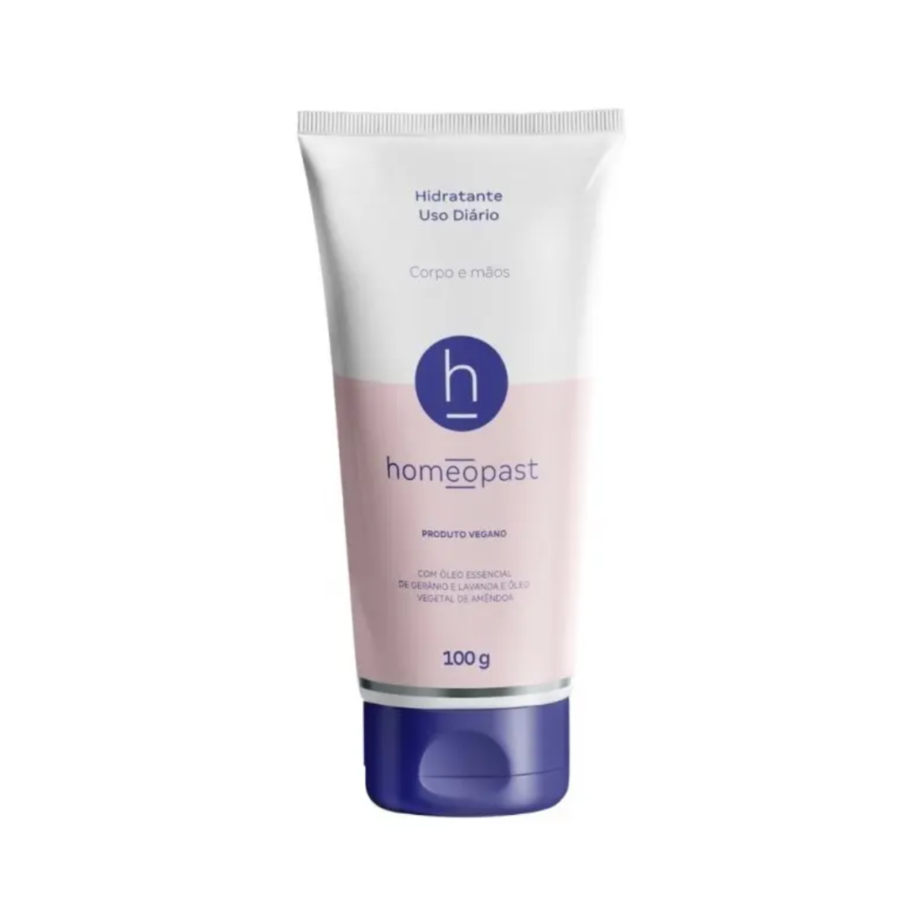 Creme Hidratante Homeopast Uso Diário Corpo E Mãos 100G