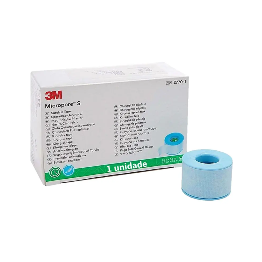 Fita Micropore Silicone 3M 2,5Cm X 5M - 3M