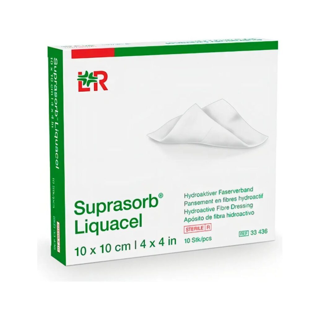 Curativo Suprasorb Liquacel 10 cm x 10 cm