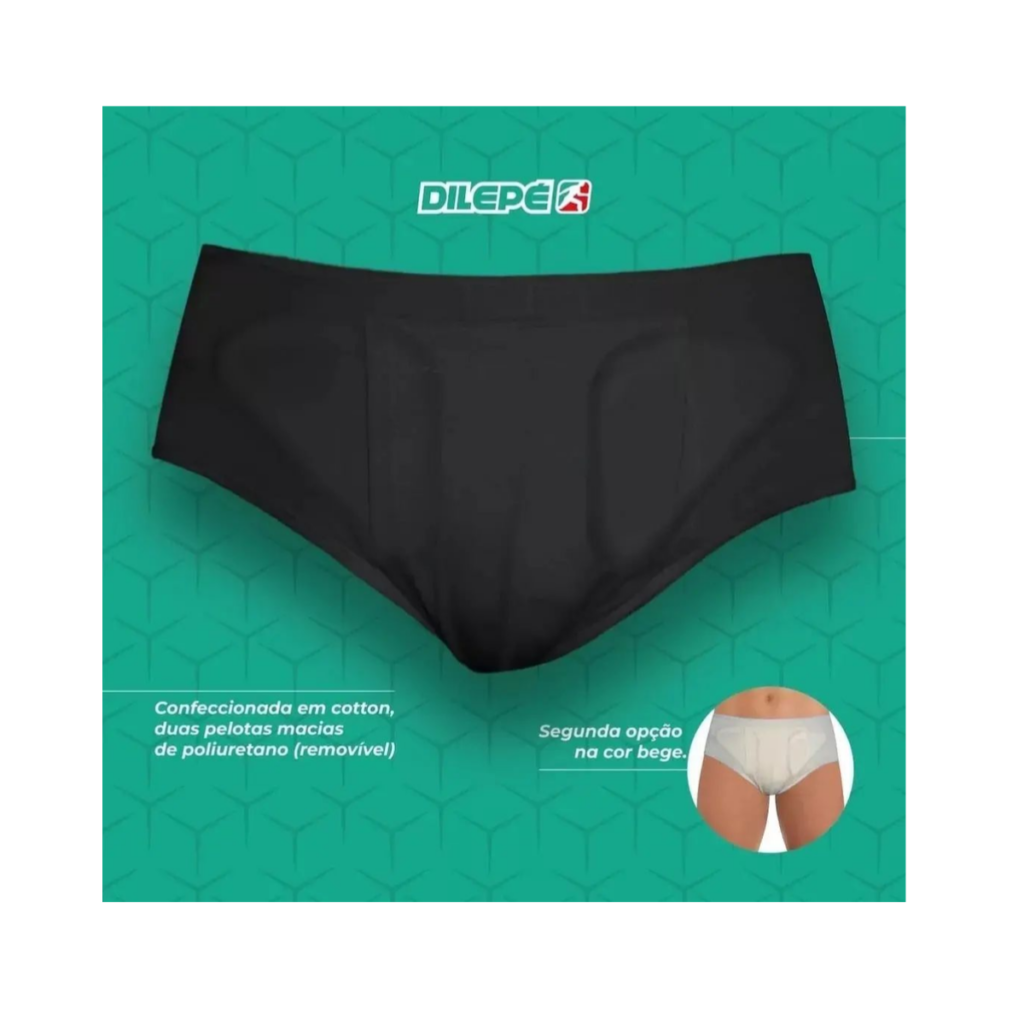 Cueca para Hérnia Inguinal Dupla Dilepé DL261