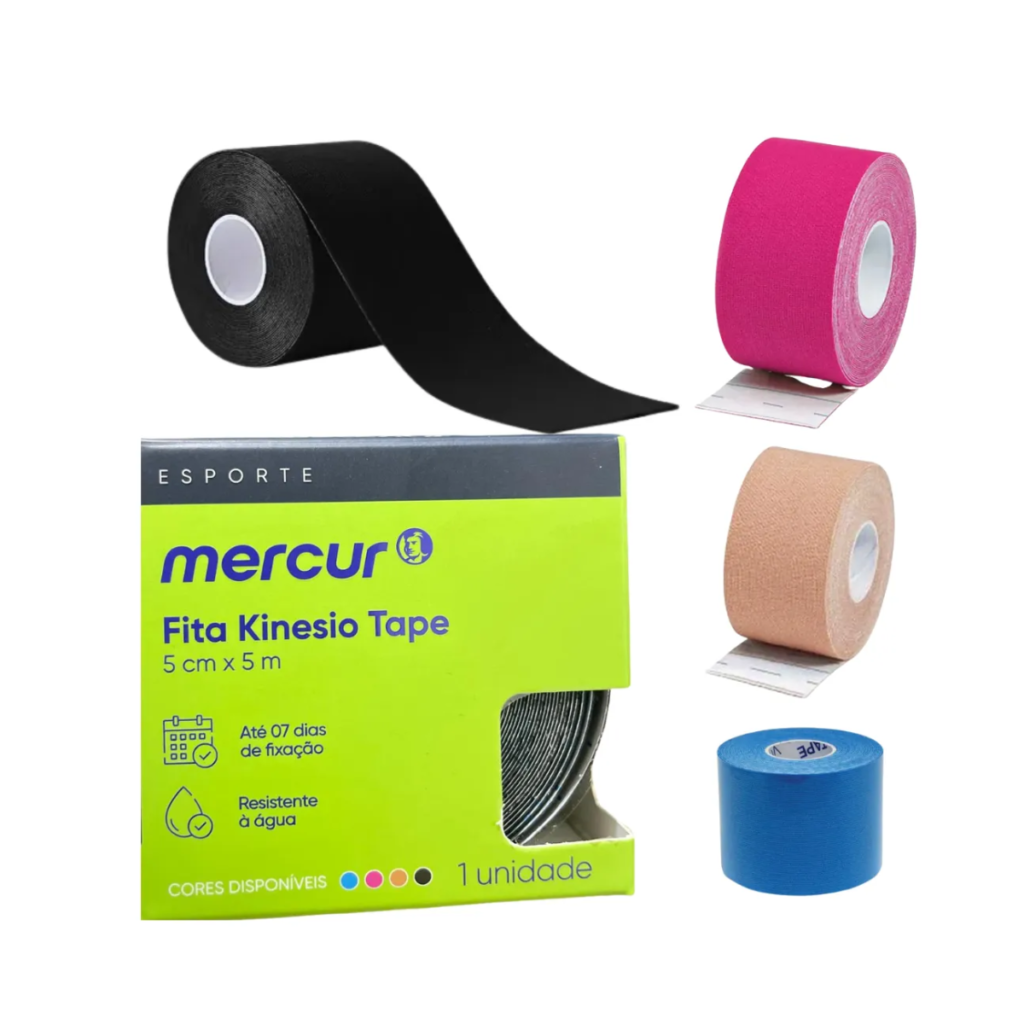 Fita Kinesio Tape Mercur 5 Cm X 5 M