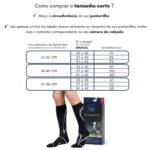 Meia 3/4 Esporte Performance Sigvaris 20-30 mmHg