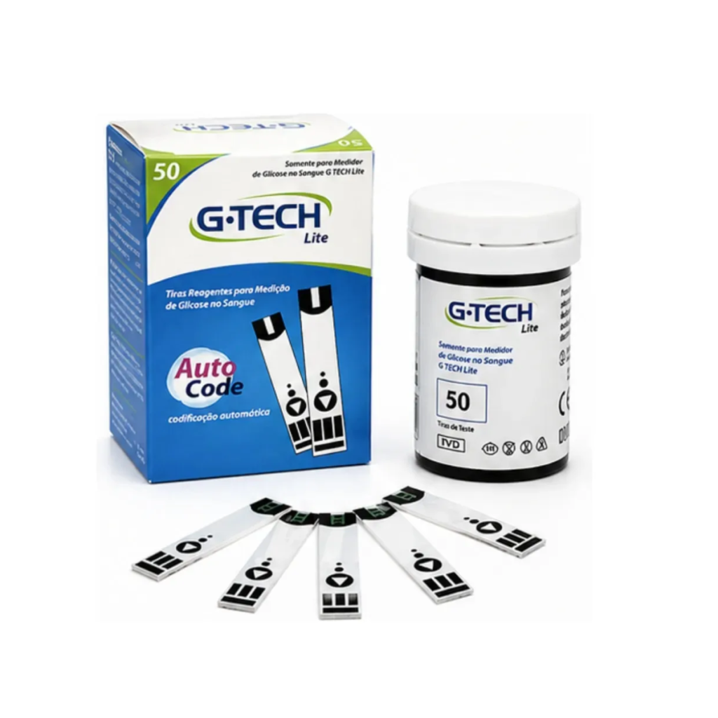 Tiras Reagentes G-Tech Lite 50 Unidades