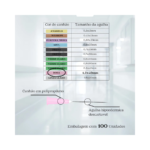 Agulha Hipodérmica Descartável SR 18G 1,20 x 40 mm Rosa