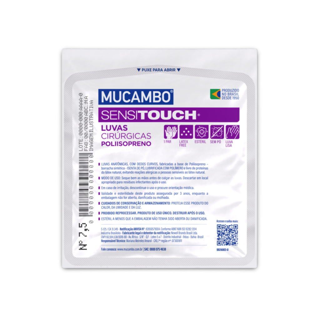 Luva Cirúrgica Estéril Sensitouch Mucambo
