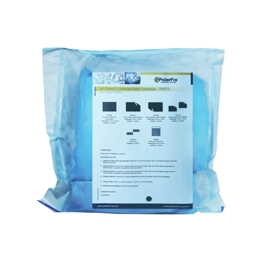 Kit Cirúrgico Universal Estéril Sorbdrape Polar Fix